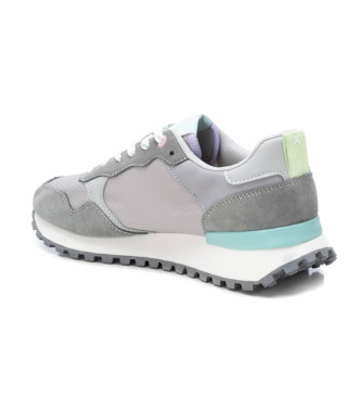 Xti Leder Turnschuhe 143594 grau