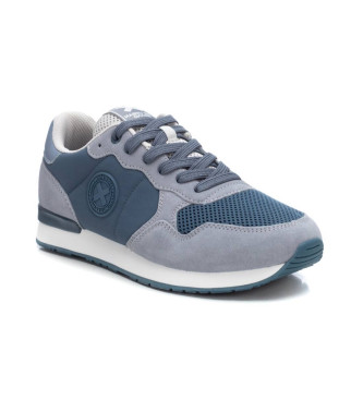 Xti Leder Turnschuhe 143595 blau