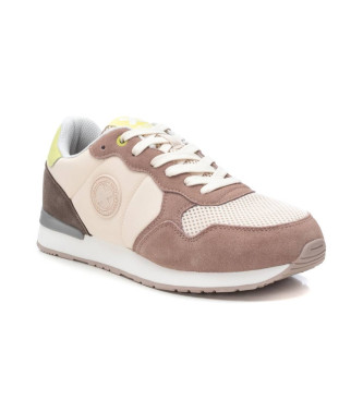 Xti Leder Turnschuhe 143595 beige