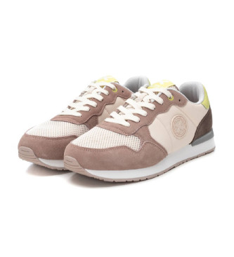 Xti Leder Turnschuhe 143595 beige