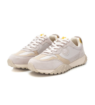 Xti Leder Turnschuhe 143596 beige