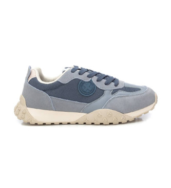 Xti Leather trainers 143596 blue