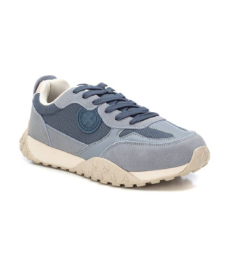 Xti Leder Turnschuhe 143596 blau