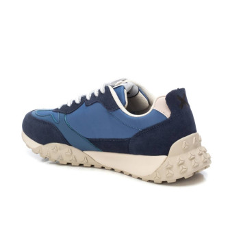 Xti Leder Turnschuhe 143596 blau