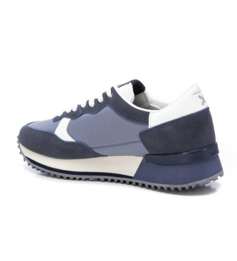 Xti Leder Turnschuhe 143597 blau