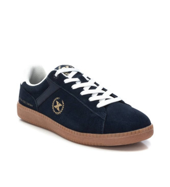 Xti Leder Turnschuhe 143602 navy