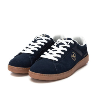 Xti Leder Turnschuhe 143602 navy