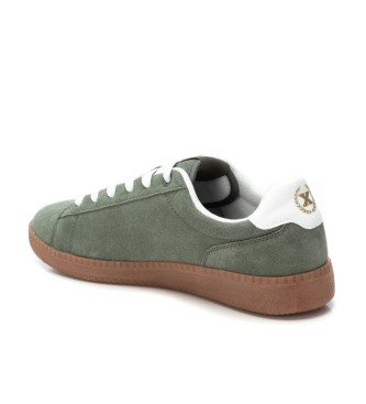 Xti Leather trainers 143602 green