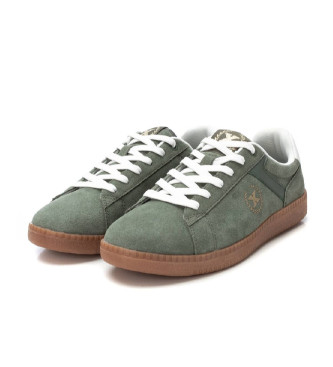 Xti Leather trainers 143602 green