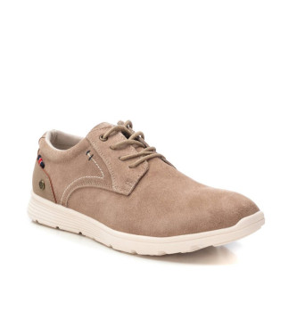 Xti Chaussures en cuir 143648 taupe