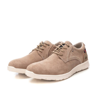 Xti Chaussures en cuir 143648 taupe