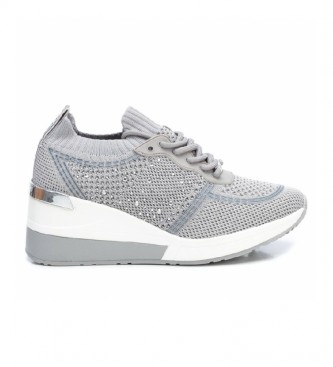 Xti Sneakers with gray pedrera - Height cua 7cm