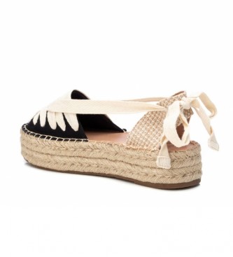 Xti Sandalias 044865 estilo espardeña blanco, negro - Tienda Esdemarca  moda, calzado y complementos - zapatos de marca y zapatillas de marca