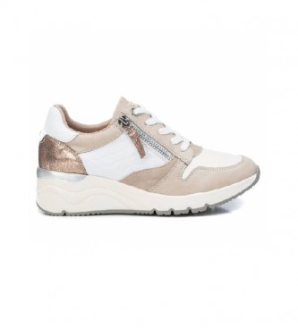 Xti Zapatillas 044870 beige gris -Altura cuña: 5 cm- - Tienda Esdemarca  moda, calzado y complementos - zapatos de marca y zapatillas de marca