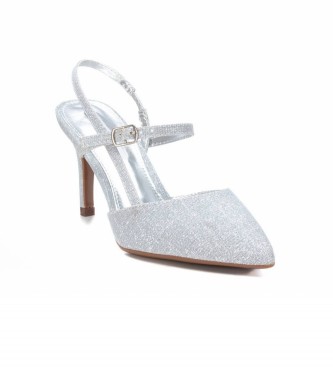 Xti Silver strappy shoes - Height heel 11cm 