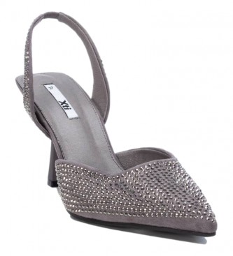 Xti Heel shoes 045275 gray -height heel: 9cm
