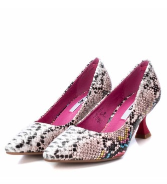 Xti Pink animalprint shoes -Height 5cm heel
