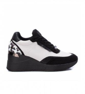 Xti Sneakers 140031 white, black -Height wedge: 7cm