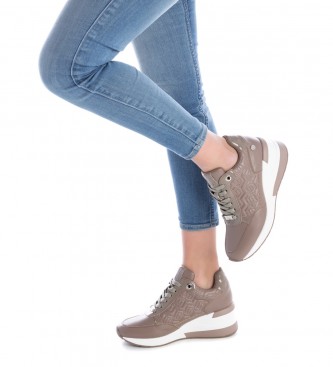 Xti Sneakers 140050 brown -Height of wedge: 7cm