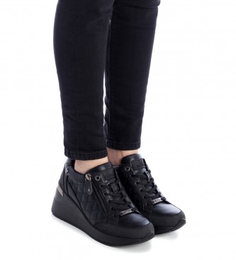 Xti Sneakers 140063 black -Height of wedge: 7cm