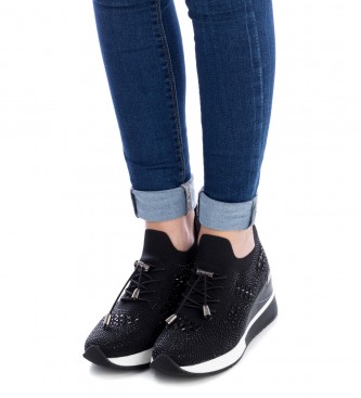 Xti Sneakers 140169 black -Height wedge: 7cm