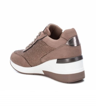 Xti Sneakers 140253 brown -Height wedge: 7cm
