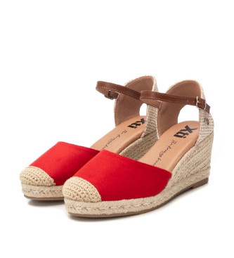 Xti Espadrillas in pelle 140746 rosse