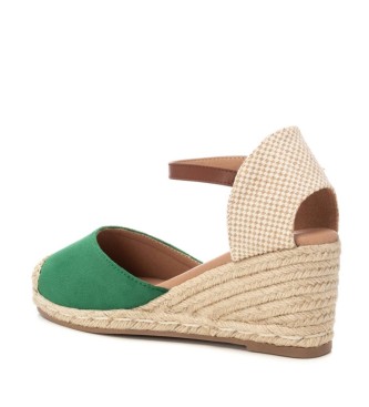 Xti Espadrilles aus Leder 140746 grn