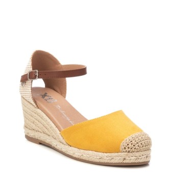 Xti Espadrillas in pelle 140746 giallo