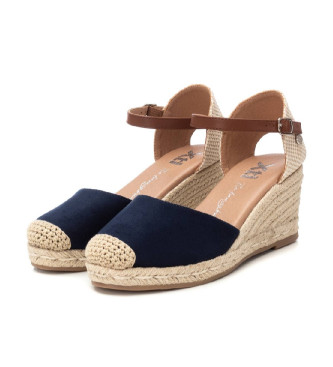 Xti Marine lederen espadrilles 140746 