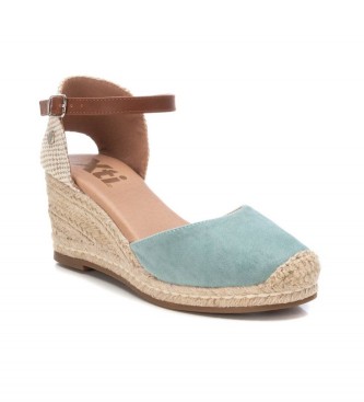 Xti Sandals 140746 turquoise - Wedge height 7cm