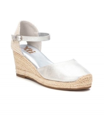 Xti 140746 silver sandals -Height 7cm heel