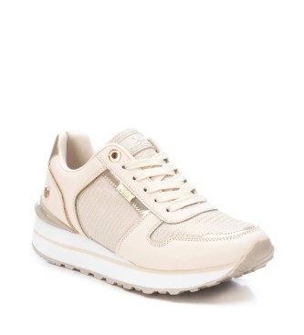 Xti Zapatillas 140955 Beige -Altura cua 5cm-