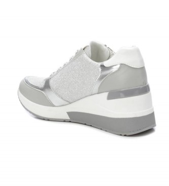 Xti Trainers 140973 Silver -Height wedge 7cm
