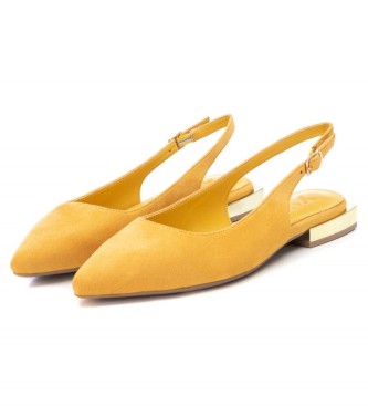 Xti Sapatos de couro 141065 amarelo