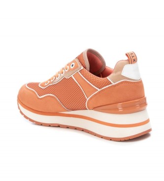Xti Pantofole in pelle 141080 arancione