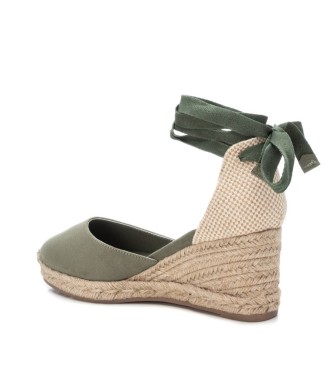 Xti Leather espadrilles 141094 green