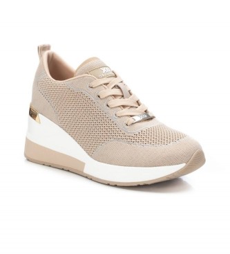 Xti Trainers 141119 Beige -Height wedge 7cm