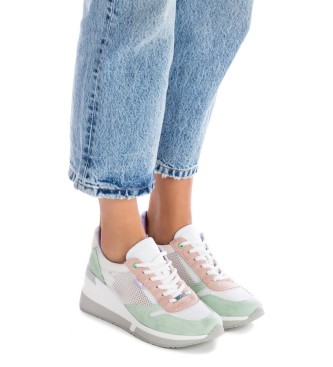 Xti Trainers 141370 Green -Height wedge 7cm