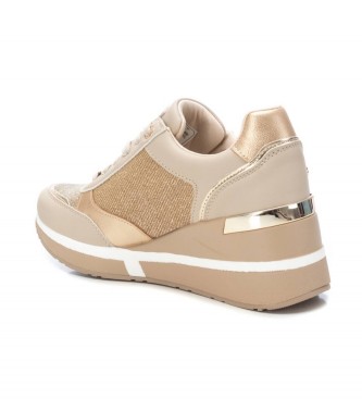 Xti Turnschuhe 141710 beige -Hhe Keil 6cm