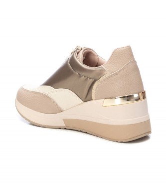 Xti Trainers 141874 beige - Wedge height 6cm