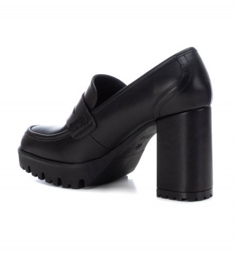 Xti Svarta casual loafers -Hjd 9 cm klack