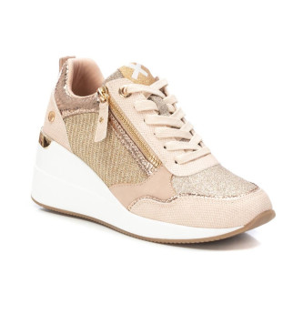 Xti Trainers 142280 beige, gold -Height wedge 6cm