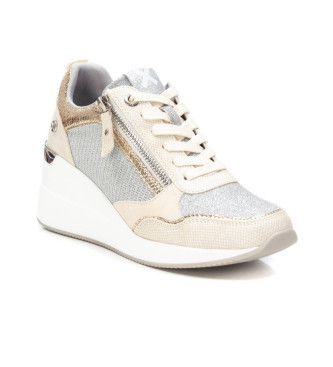 Xti Trainers 142280 grey, beige -Height wedge 6cm