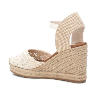 Xti Sandals 142335 white -Height wedge 8cm