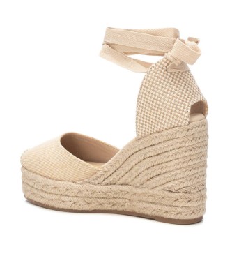 Xti Espadryle 142381 beżowy 