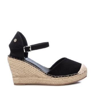 Xti Espadrillas in pelle 142382 nere 