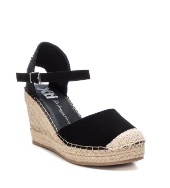Xti Espadrillas in pelle 142382 nere 