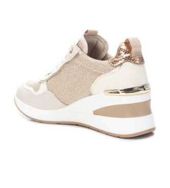 Xti Trainers 142408 beige -Height wedge 5cm