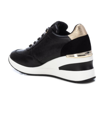 Xti Sneakers 142413 nero -Altezza zeppa 5cm-